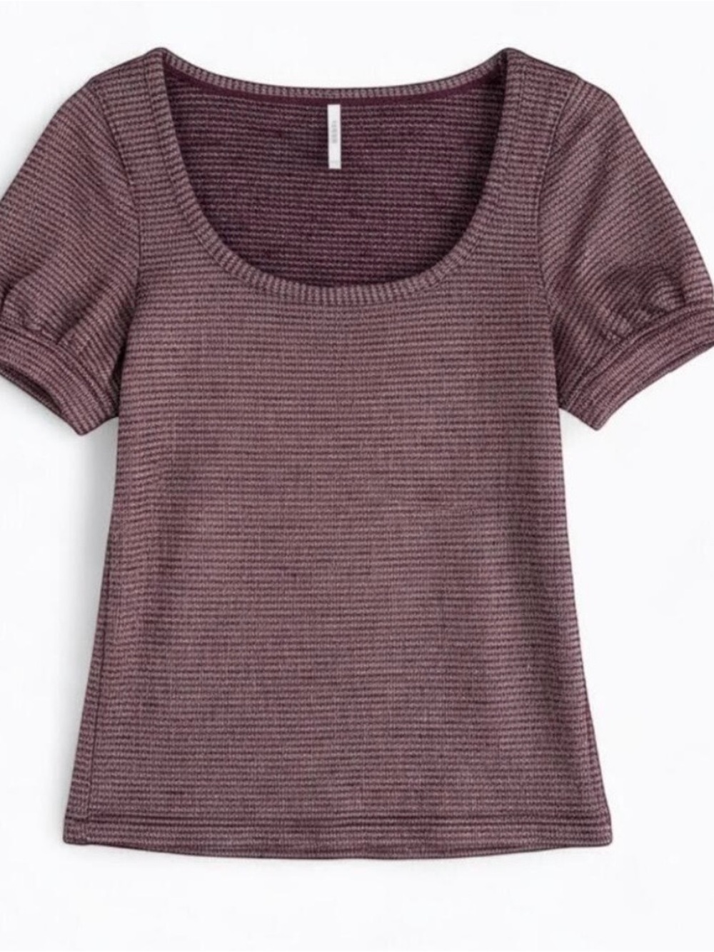 Free People Metallic Knit Purple GoldTop Womens Small